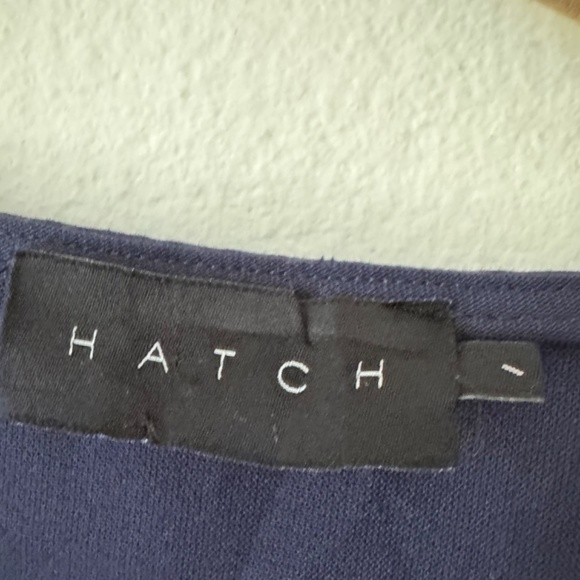Hatch Maternity The Heidi Dress Navy Blue Small - Picture 5 of 9